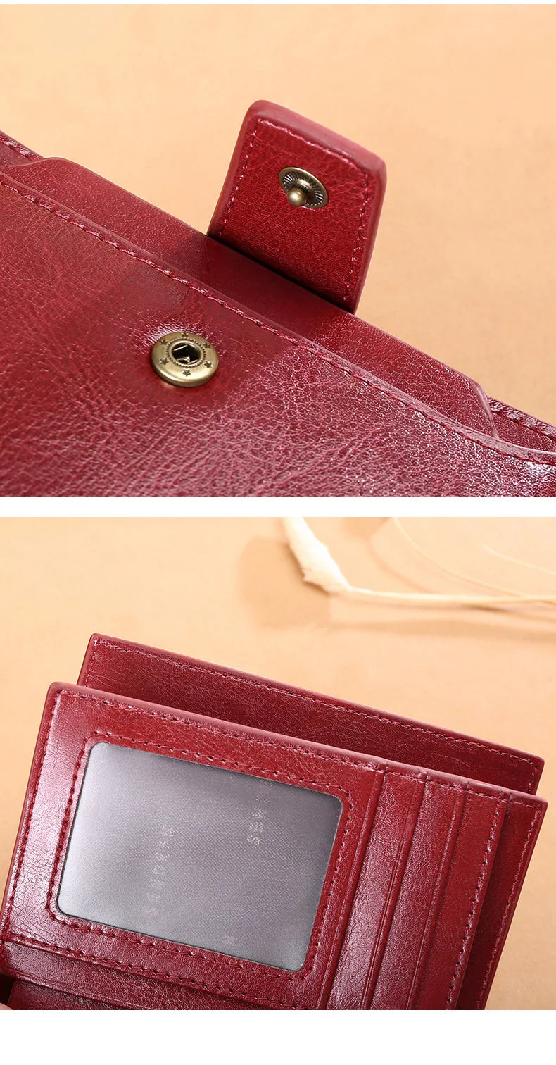 Carteira Feminina de Couro Inês