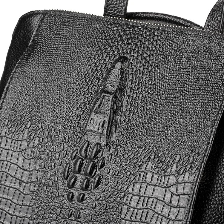 Mochila Feminina de Couro Genuíno Geneviève