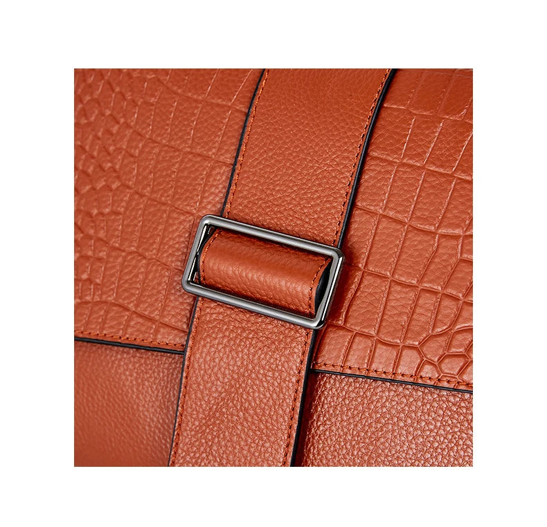 Bolsa de Ombro de Couro Vintage