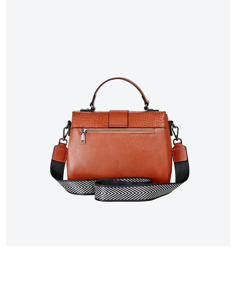 Bolsa de Ombro de Couro Vintage