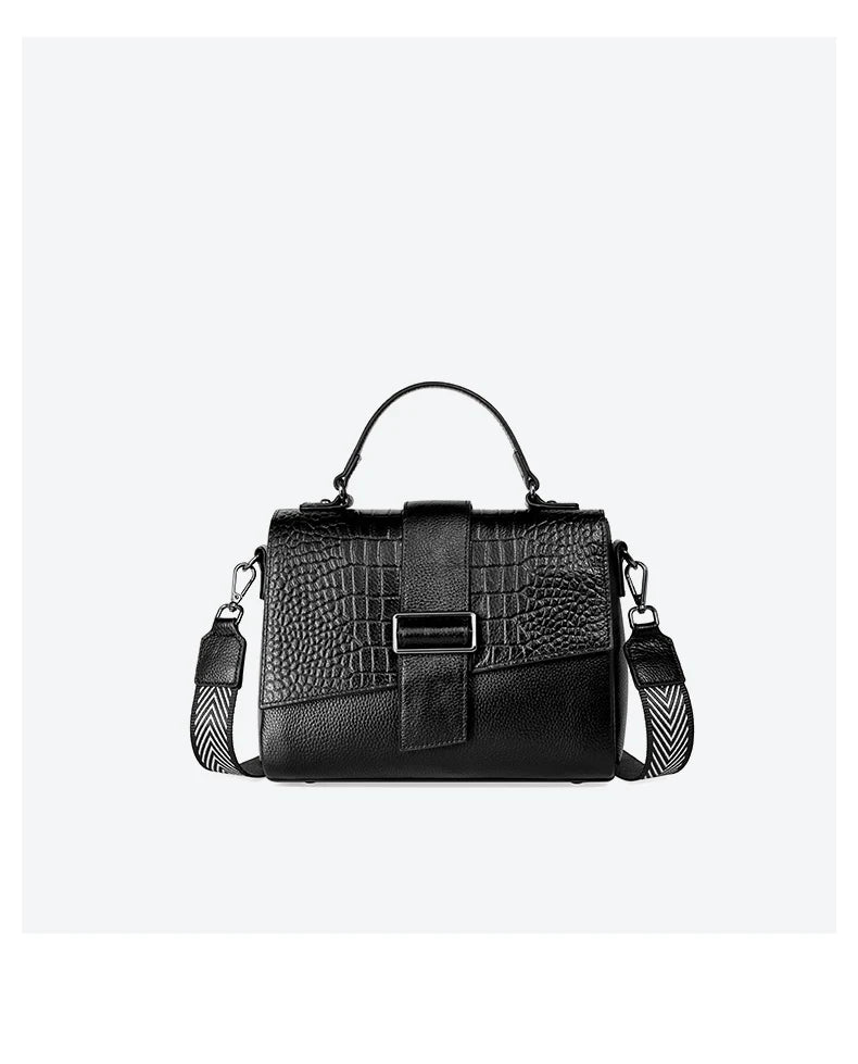 Bolsa de Ombro de Couro Vintage