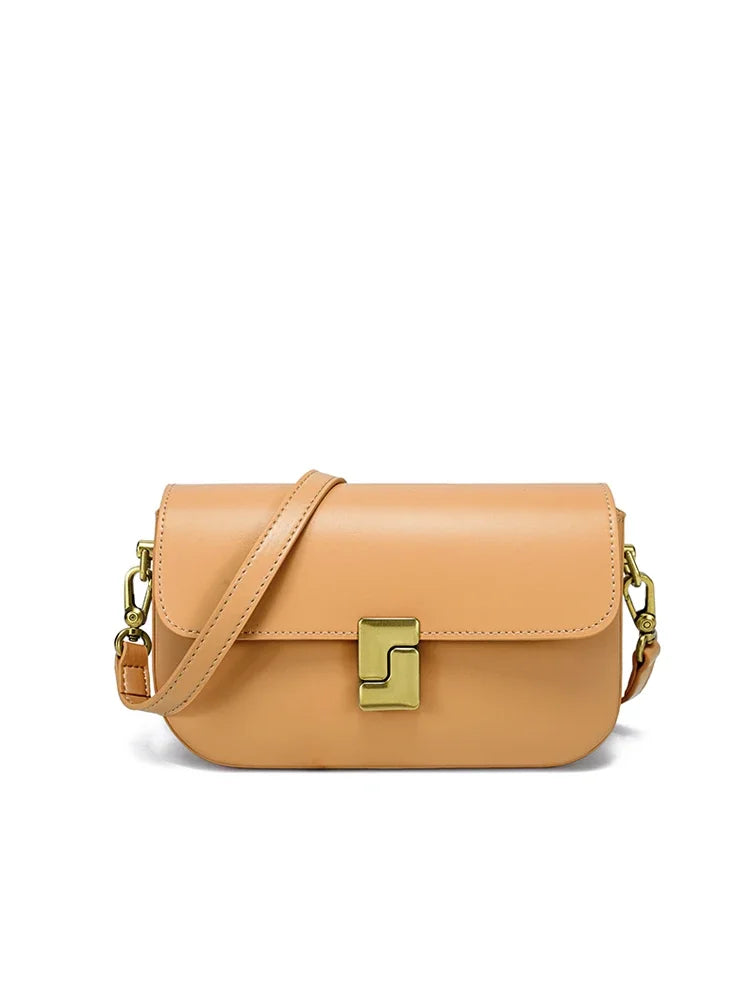 Bolsa de Ombro de Couro Edimburgo