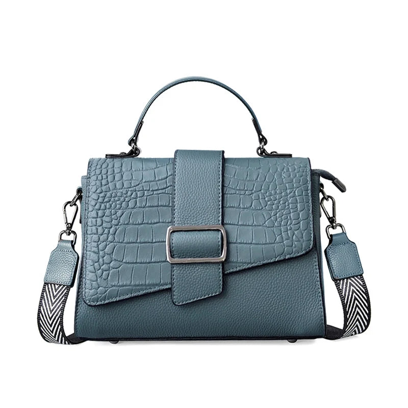 Bolsa de Ombro de Couro Vintage