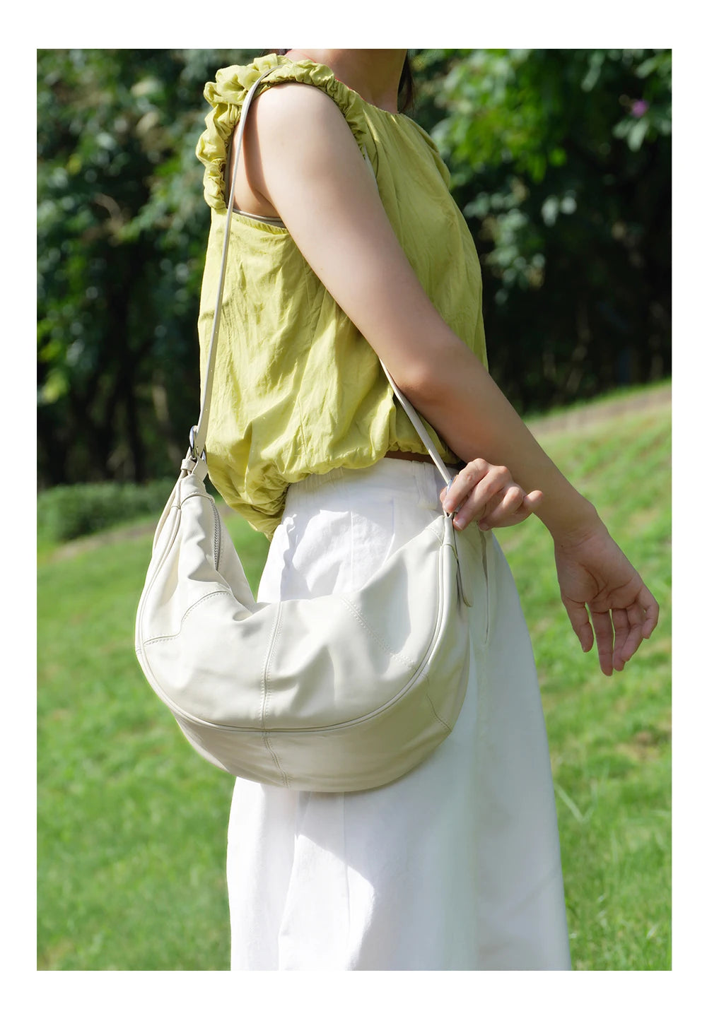 Bolsa Tote de Couro Genuíno Siena