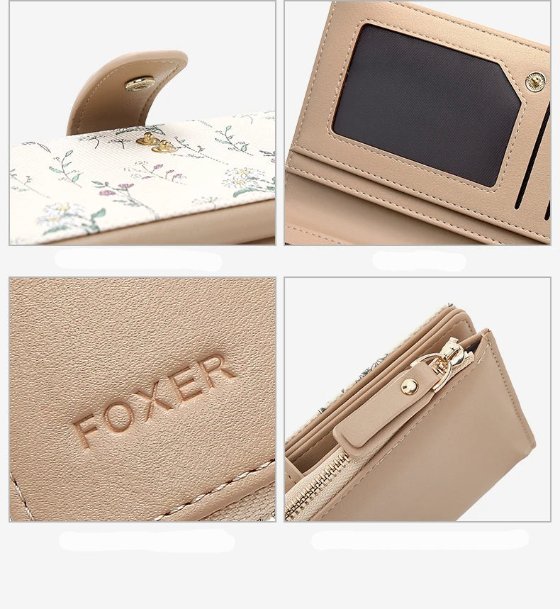 Carteira Feminina de Couro PU Selma