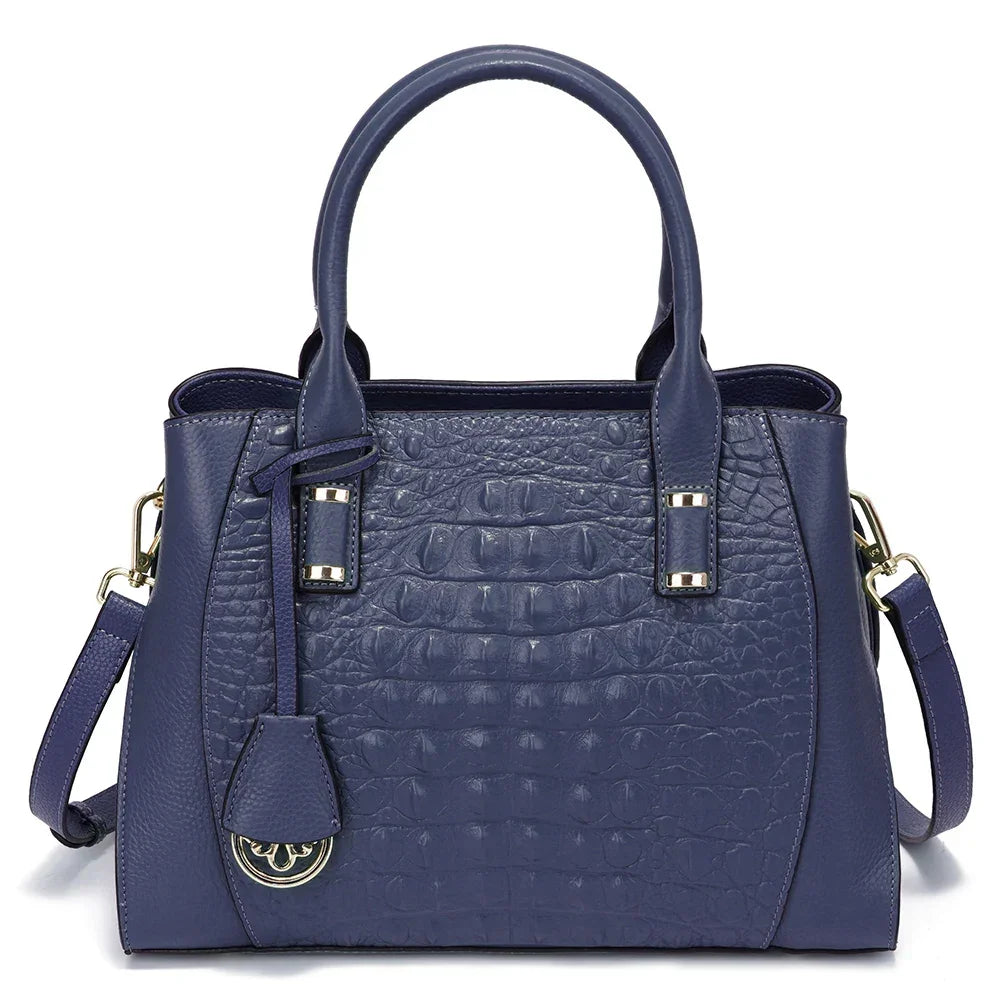 Bolsa Transversal de Couro Genuíno Jade