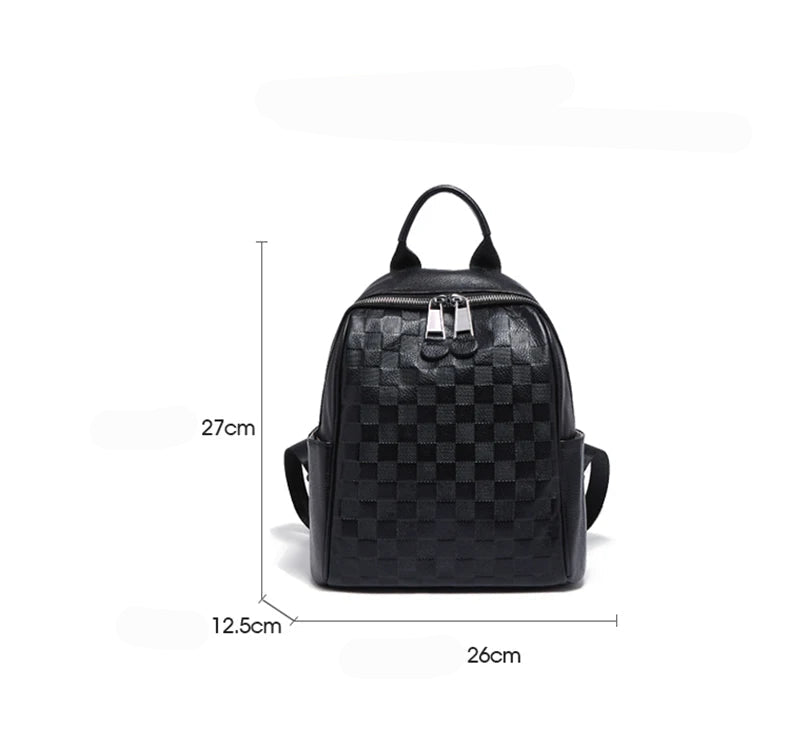 Mochila Casual de Couro Lana