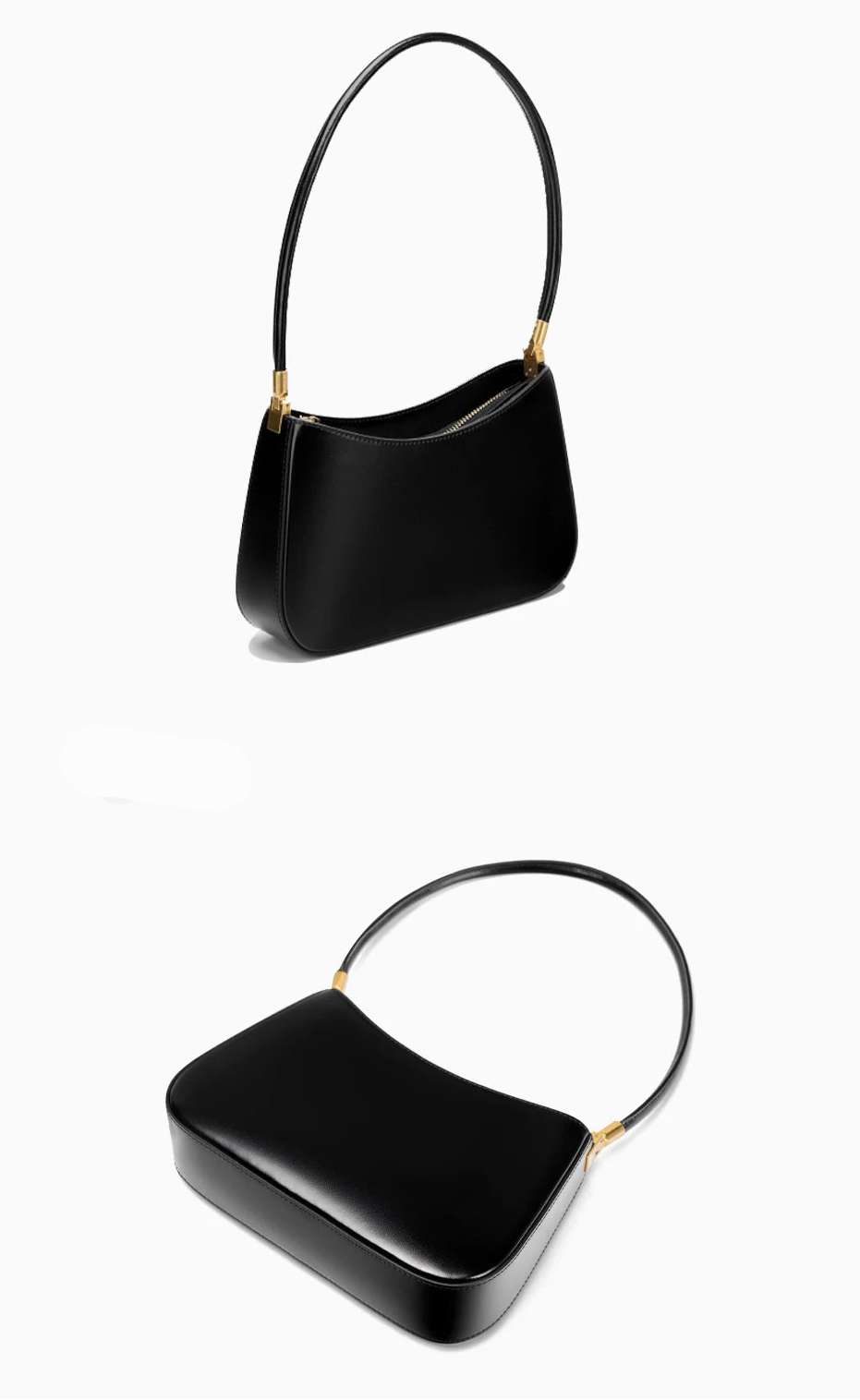 Bolsa de Ombro de Couro Rubis