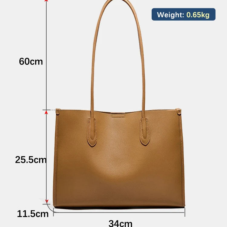 Bolsa Tote de Couro Genuíno Élodie