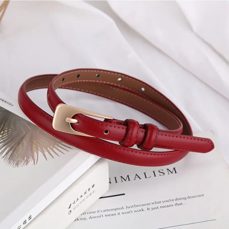 Cinto Feminino de Couro Alba