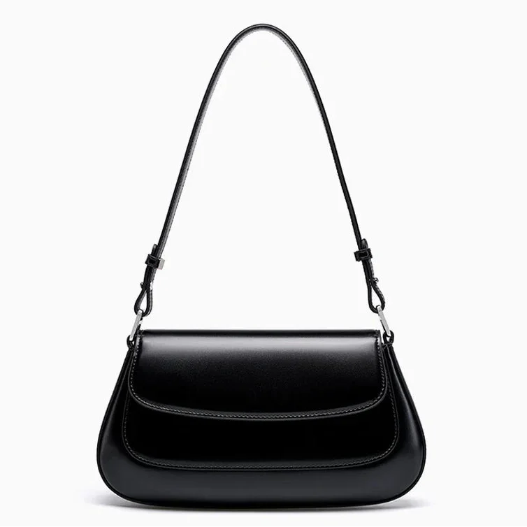 Bolsa de Ombro de Couro Genuíno Isadora