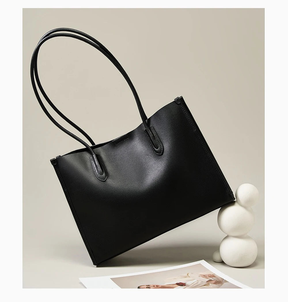 Bolsa Tote de Couro Genuíno Élodie