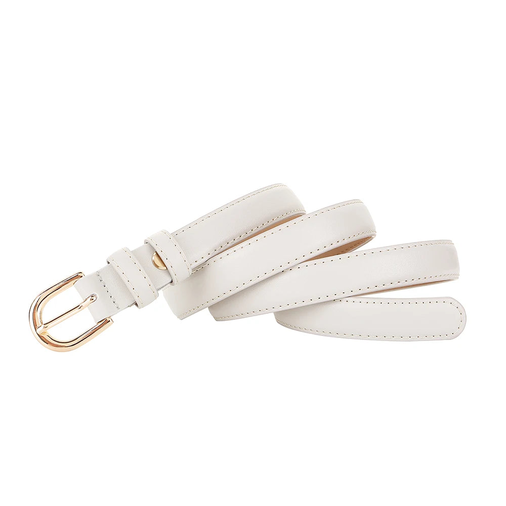 Cinto Feminino de Couro Genuíno Pilar