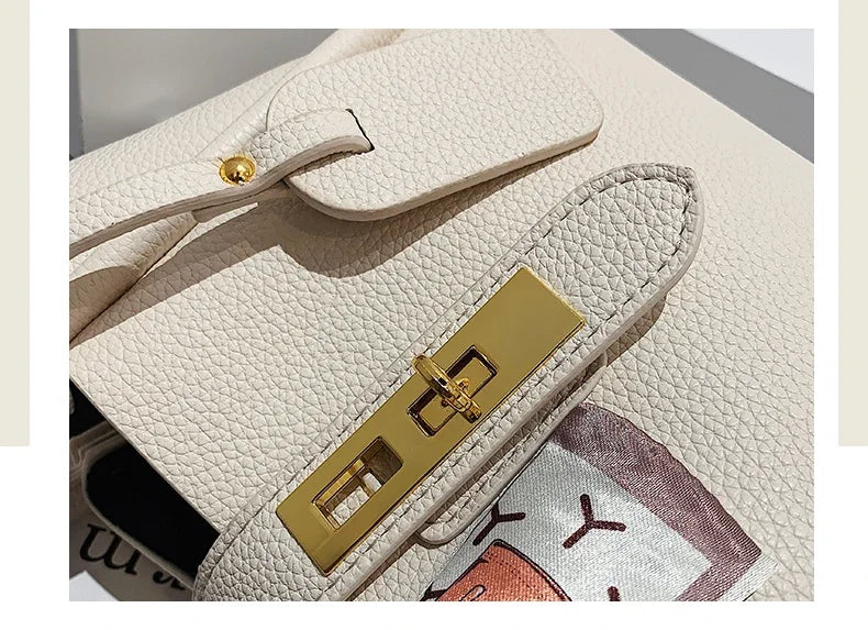 Bolsa Transversal de Couro Genuíno Mykonos