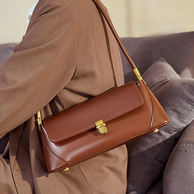 Bolsa Baguete de Couro Genuíno Chloé