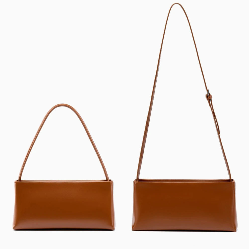 Bolsa Baguette de Couro Loraine