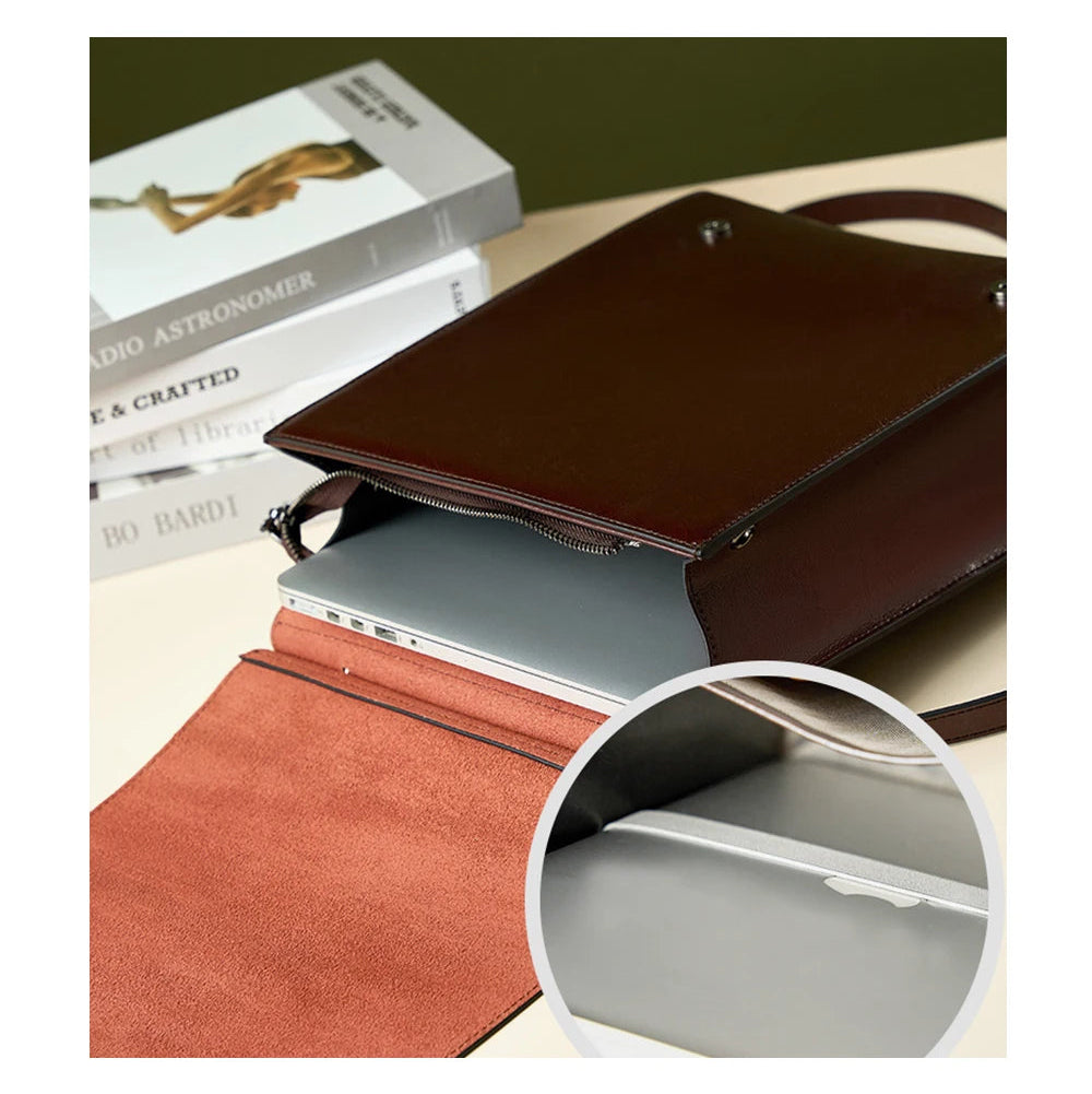 Mochila Feminina Retro de Couro Celene