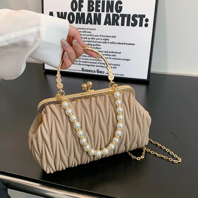 Bolsa Feminina de Couro PU Luxo Veneza