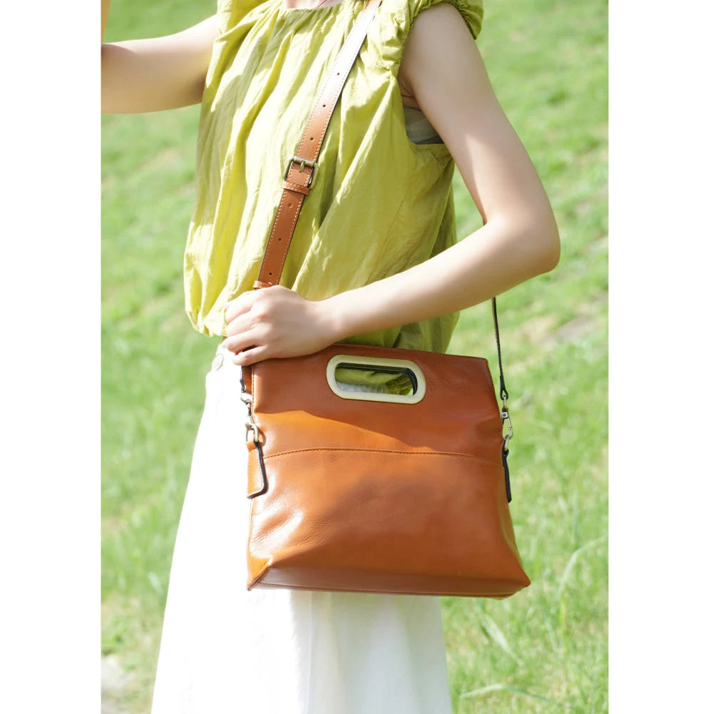 Bolsa de Couro Genuíno Seraphine