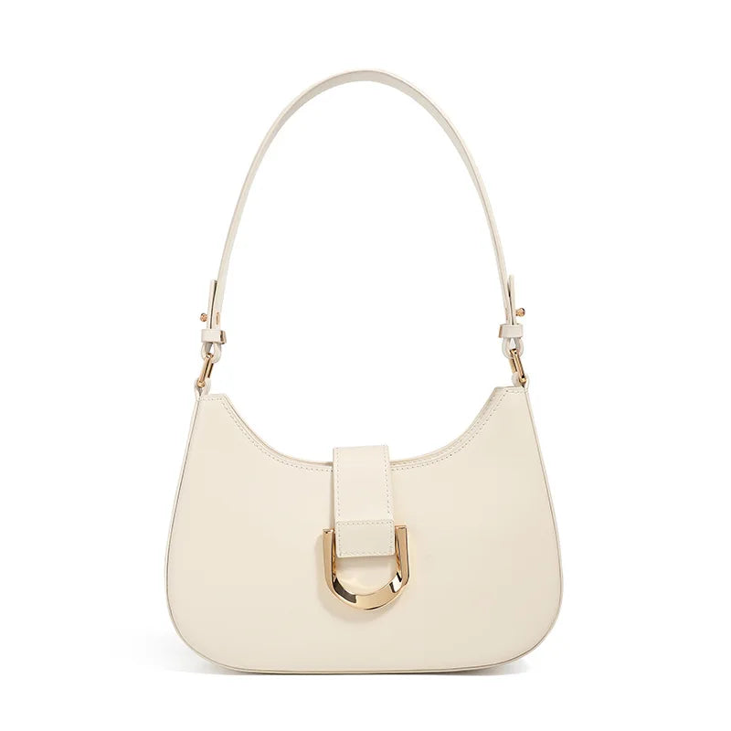 Bolsa de Ombro de Couro Charmosa