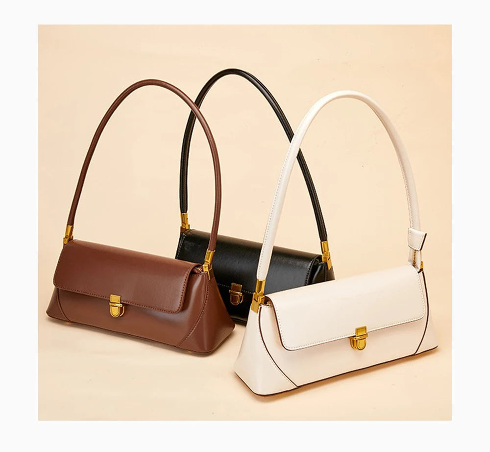 Bolsa Baguete de Couro Genuíno Chloé | Baguette Handbags | Cores variadas | Detalhe 2 | Vivièn