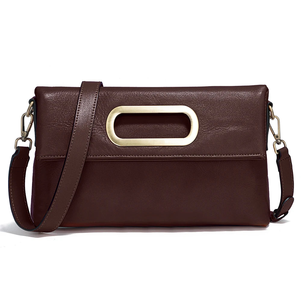 Bolsa de Couro Genuíno Seraphine | Shoulder Bags | Cores variadas | Detalhe 9 | Vivièn