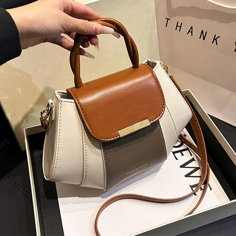 Bolsa de Couro PU Macio Berlin | Cross Body Bags | Cores variadas | Costas | Vivièn