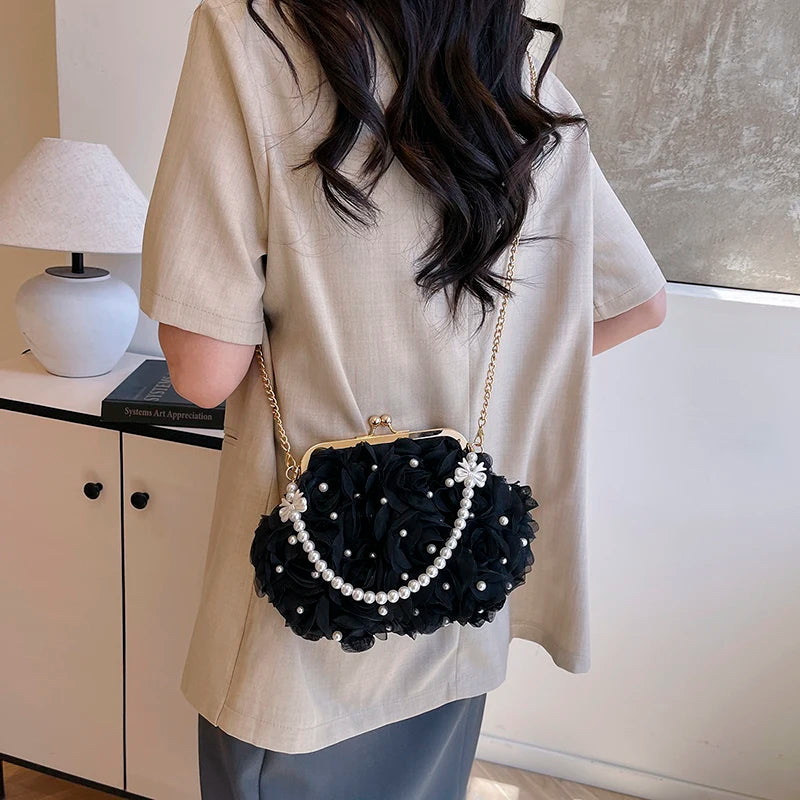 Bolsa de Jantar Elegante de Luxo Florença | Clutch Bags | Cores variadas | Detalhe 11 | Vivièn