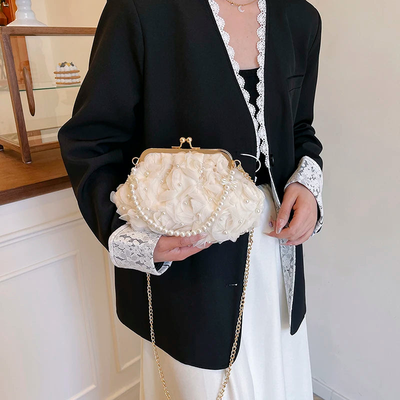 Bolsa de Jantar Elegante de Luxo Florença | Clutch Bags | Cores variadas | Detalhe 18 | Vivièn