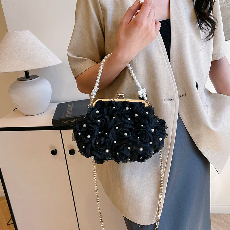 Bolsa de Jantar Elegante de Luxo Florença | Clutch Bags | Cores variadas | Detalhe 9 | Vivièn