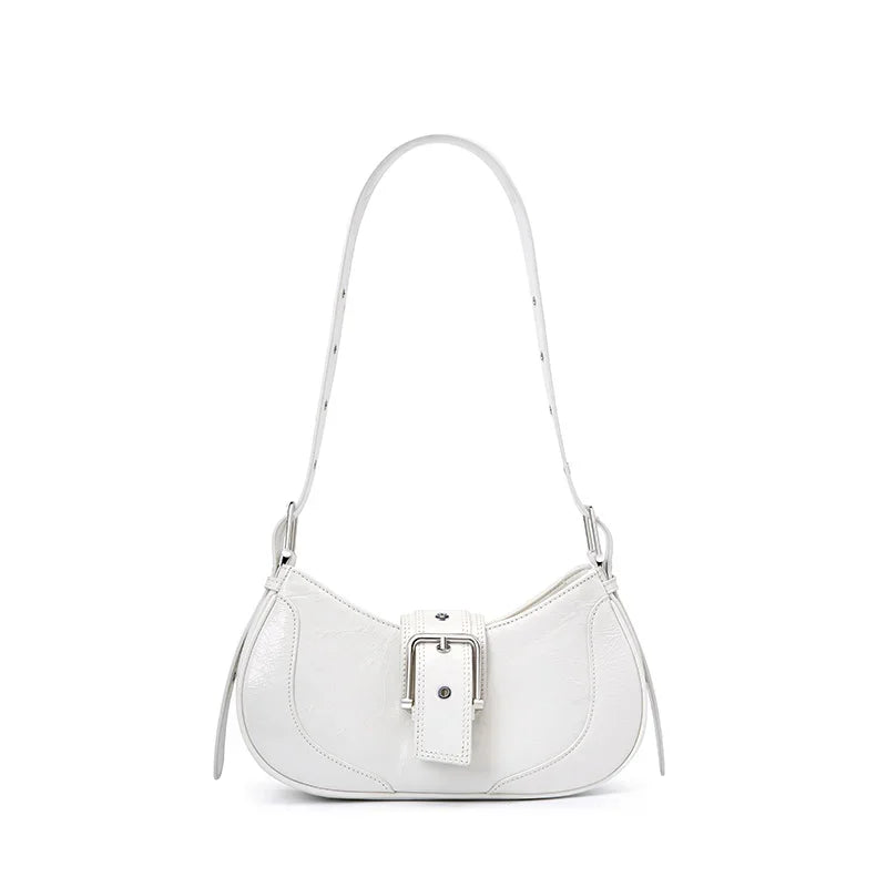 Bolsa de Ombro de Couro Elegante | Shoulder Bags | Cores variadas | Detalhe 8 | Vivièn