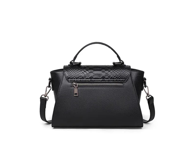 Bolsa Feminina de Couro Dublin | Shoulder Bags | Preto | Detalhe 14 | Vivièn