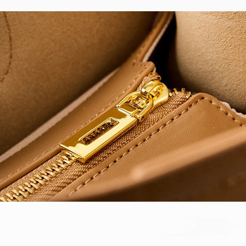 Bolsa Tote de Couro Genuíno Élodie | Bucket Bags | Cores variadas | Detalhe 11 | Vivièn