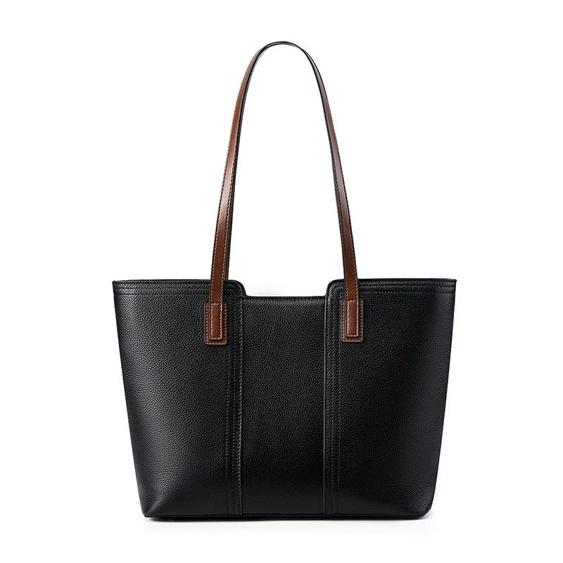 Bolsa Tote de Couro Genuíno Estella | Bucket Bags | Cores variadas | Detalhe 14 | Vivièn