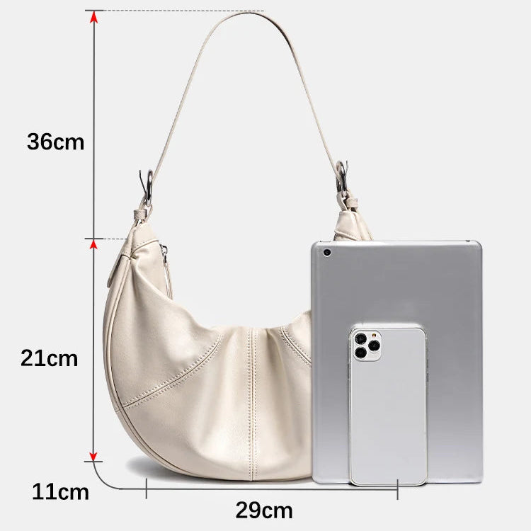 Bolsa Tote de Couro Genuíno Siena | Shoulder Bags | Cores variadas | Detalhe 8 | Vivièn