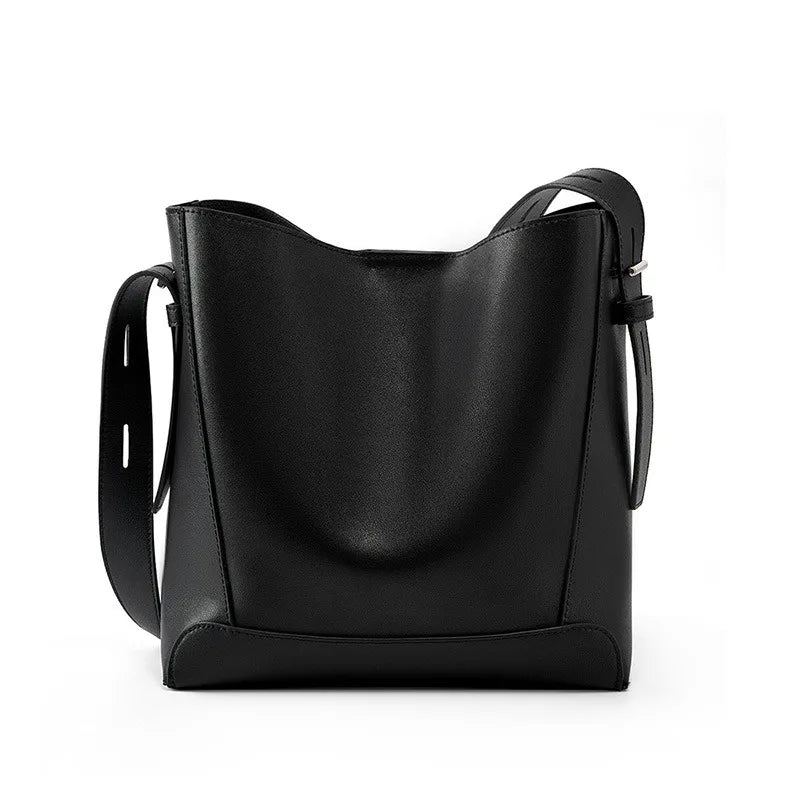 Bolsa Tote de Couro Genuíno Sonia | Bucket Bags | Cores variadas | Detalhe 13 | Vivièn