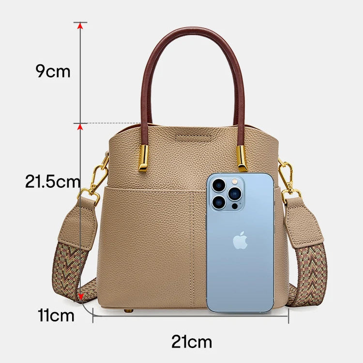 Bolsa Tote de Couro Parisienne | Bucket Bags | Cores variadas | Detalhe 7 | Vivièn