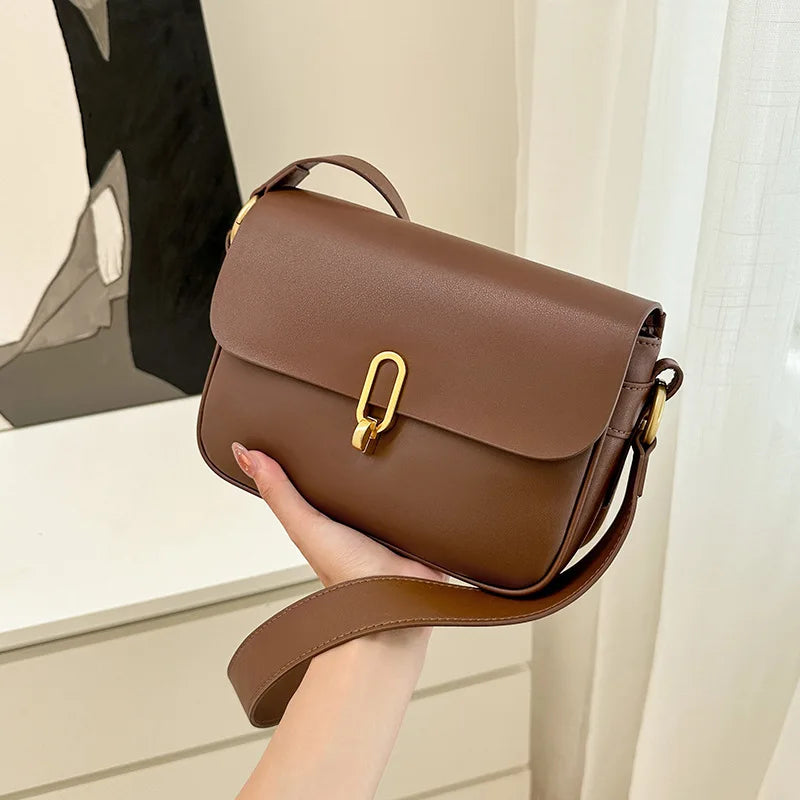 Bolsa Transversal de Couro Genuíno Hamburgo | Cross Body Bags | Cores variadas | Detalhe 4 | Vivièn