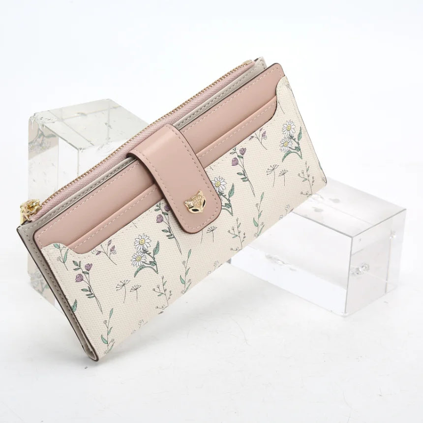 Carteira Feminina de Couro Alina | Wallets | Cores variadas | Detalhe 23 | Vivièn