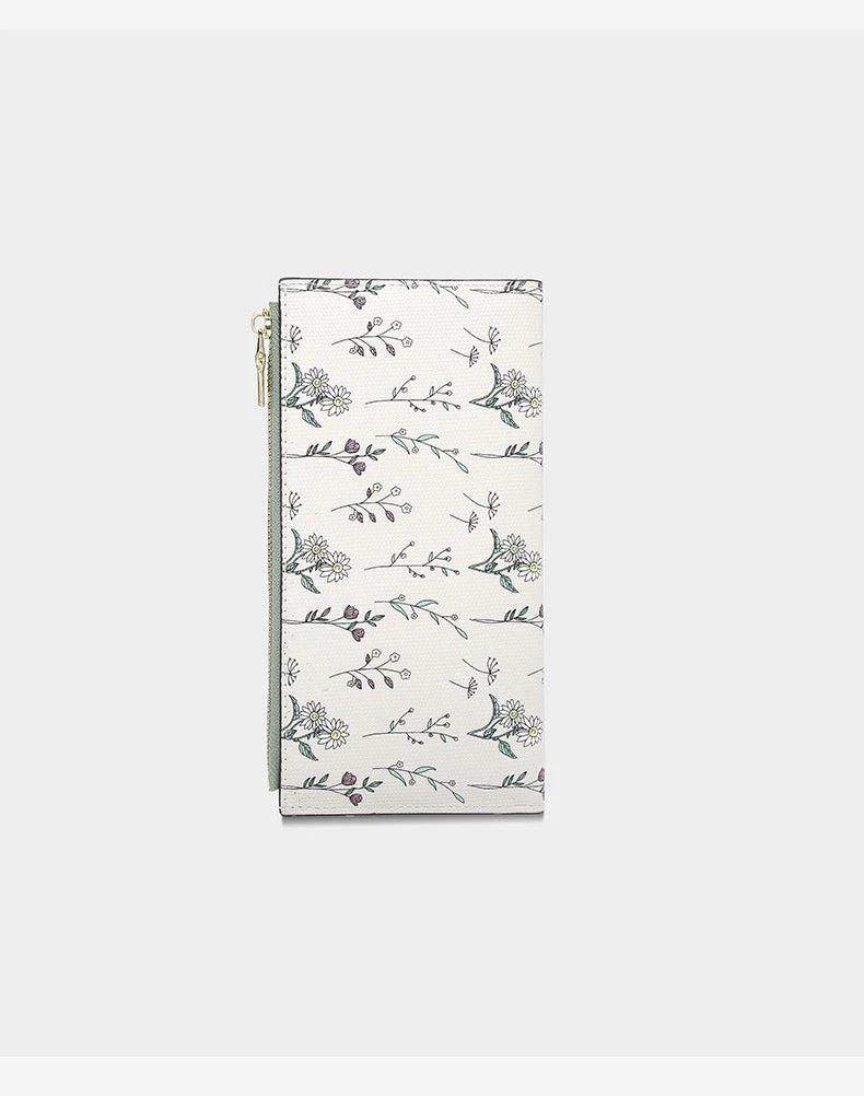 Carteira Feminina de Couro Alina | Wallets | Cores variadas | Detalhe 9 | Vivièn
