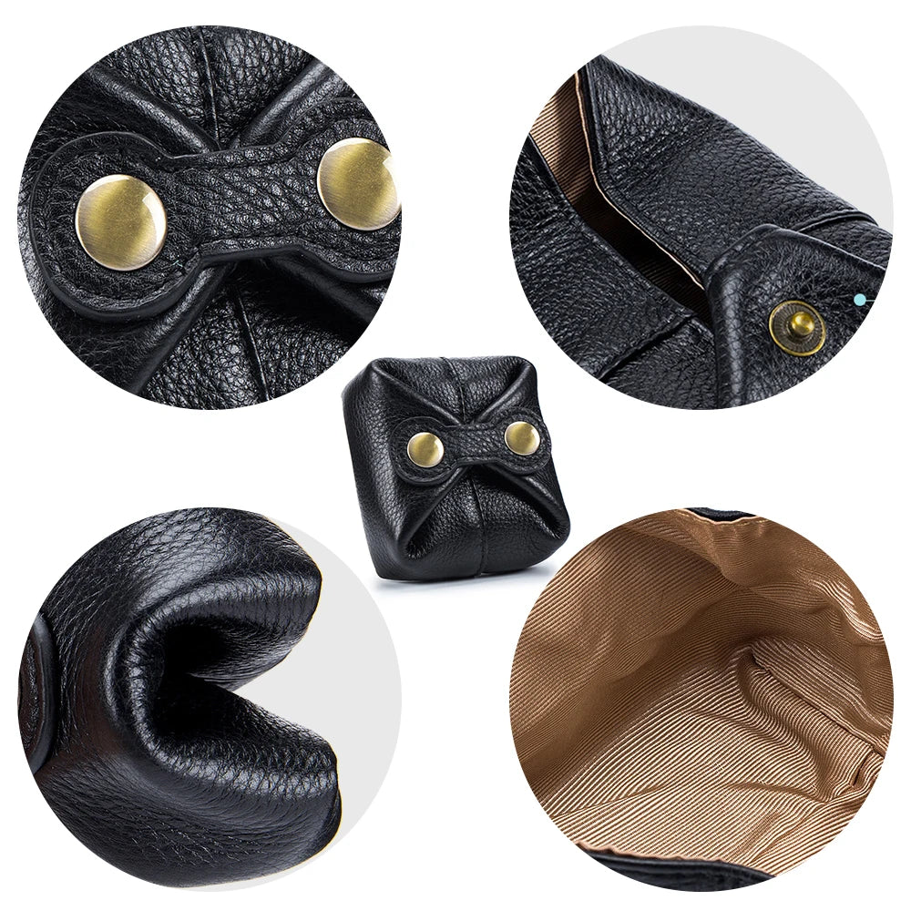 Carteira Feminina de Couro Genuíno Jade | Wallets | Cores variadas | Detalhe 3 | Vivièn