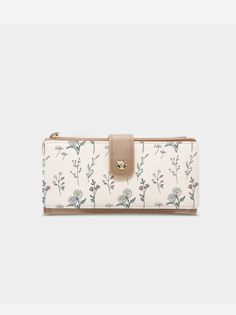 Carteira Feminina de Couro PU Selma | Wallets | Cores variadas | Detalhe 5 | Vivièn