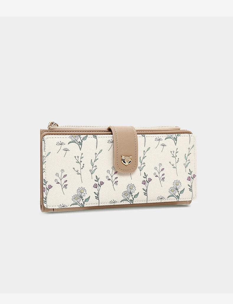Carteira Feminina de Couro PU Selma | Wallets | Cores variadas | Detalhe 6 | Vivièn
