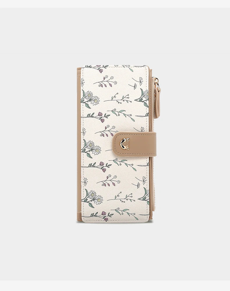 Carteira Feminina de Couro PU Selma | Wallets | Cores variadas | Detalhe 8 | Vivièn