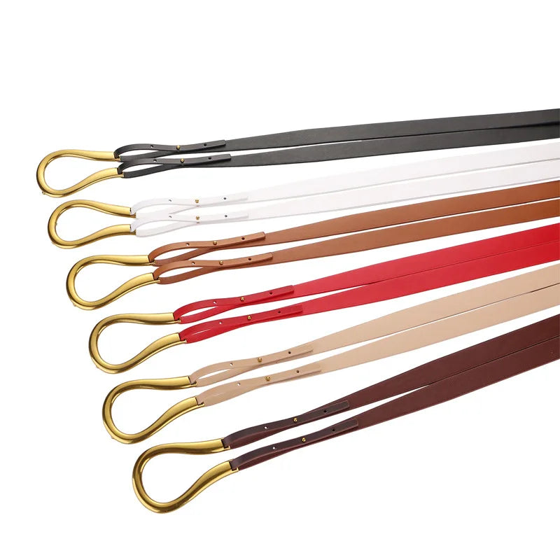 Cinto de Couro Odile | Belts | Cores variadas | Detalhe 2 | Vivièn