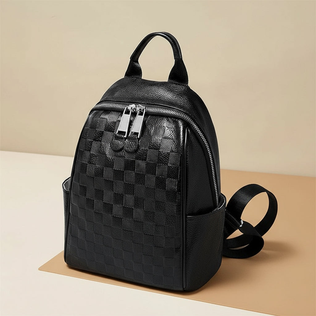 Mochila Casual de Couro Lana | Backpacks | Cores variadas | Detalhe 1 | Vivièn