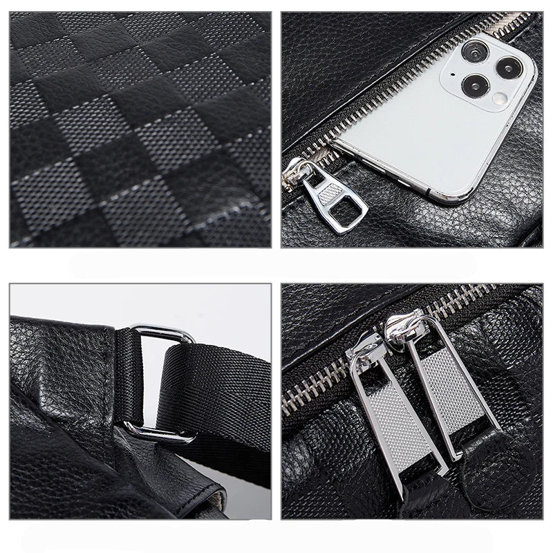 Mochila Casual de Couro Lana | Backpacks | Cores variadas | Lateral | Vivièn