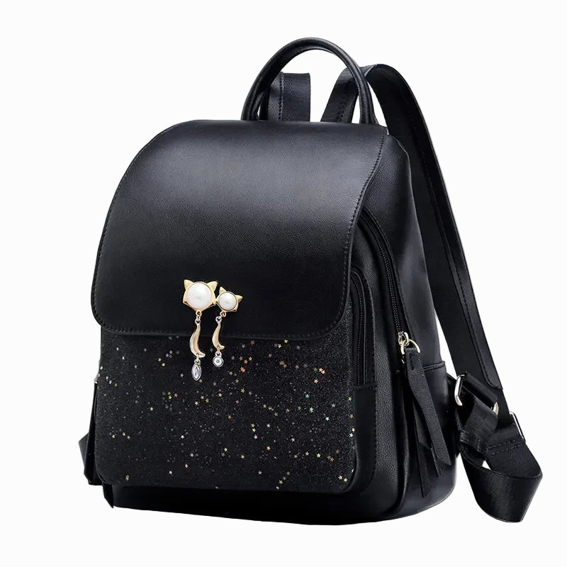 Mochila Feminina Ava | Backpacks | Preto | Vivièn