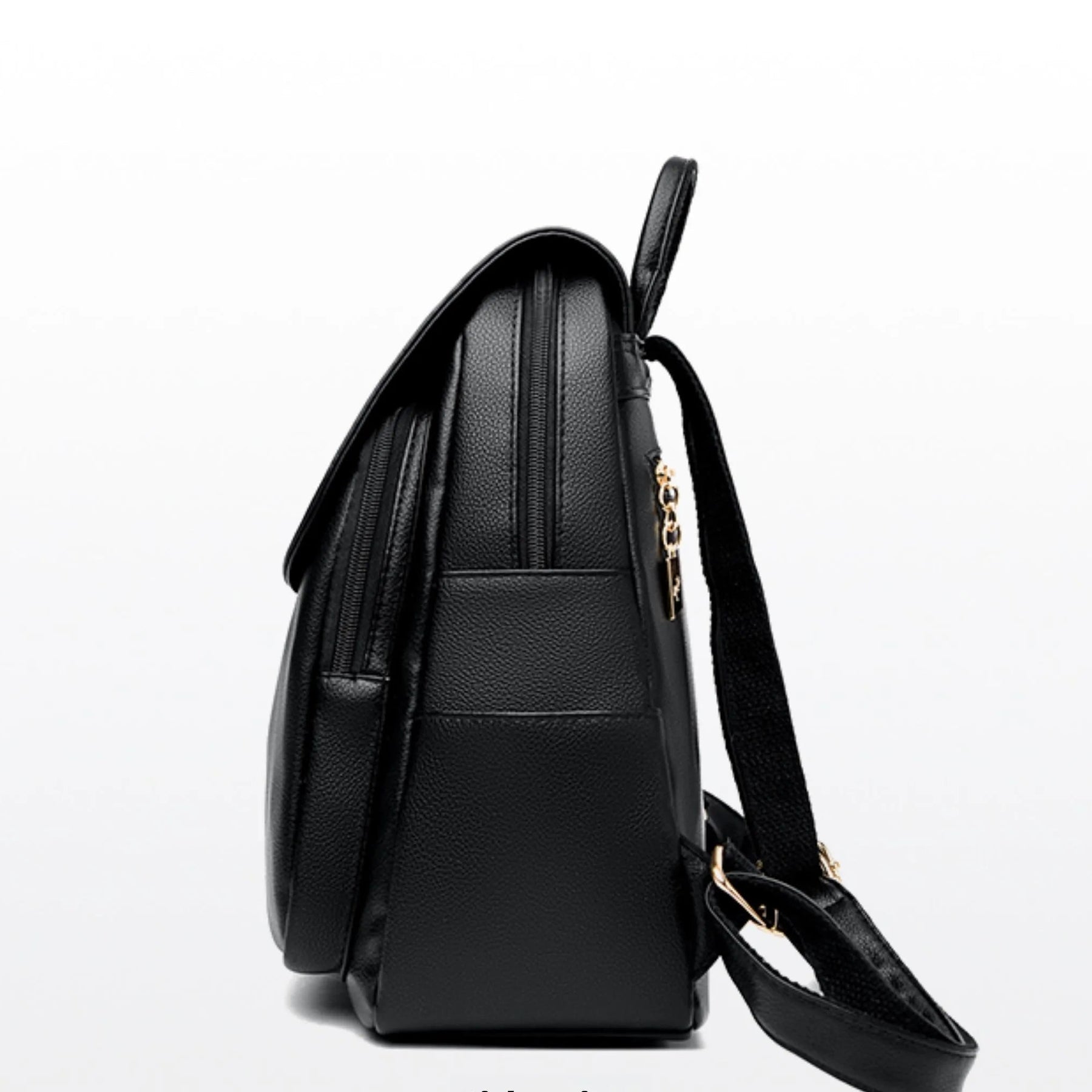 Mochila Feminina de Couro Genuíno Antonelli | Backpacks | Cores variadas | Detalhe 1 | Vivièn