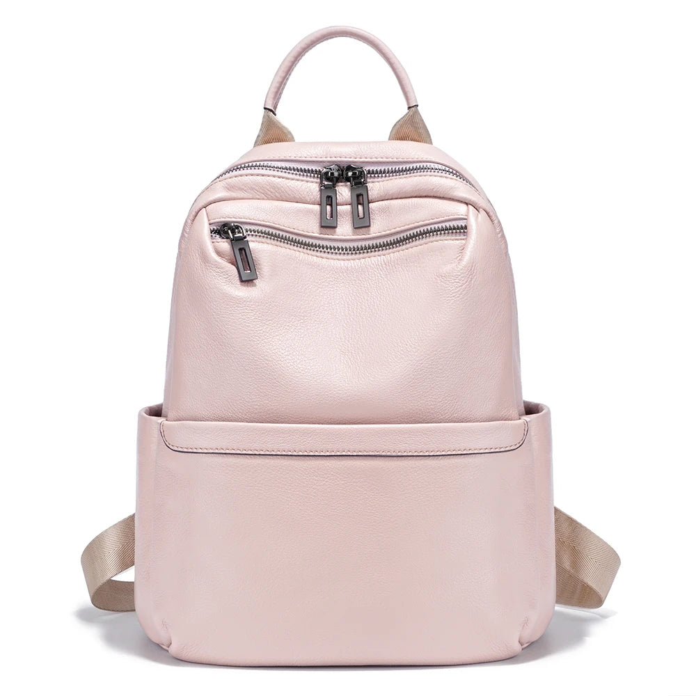 Mochila Feminina de Couro Genuíno Gabrielle | Backpacks | Cores variadas | Detalhe 9 | Vivièn